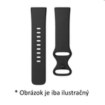 Szilikon tartalék karpánt Tactical  Fitbit Sense, black