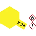 Tamiya akrylová farba číra žltá (lesklá) X-24 sklenená nádoba 23 ml