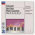 Alfred Brendel, Academy of St Martin in the Fields, Sir Neville Marriner – Mozart: The Great Piano Concertos Nos. 9, 15, 22, 25 & 27 CD