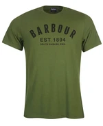 Barbour Tričko Barbour Ridge Logo Tee - zelené