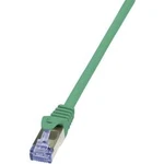 Síťový kabel RJ45 LogiLink CQ5055S, CAT 6A, S/FTP, 2.00 m, zelená