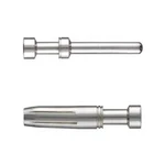 Heavy Duty Connectors, Contact, HE, HEE, HQ, MixMate, CM HE, CM BUS (CSB), Male, Conductor cross-section, max.: 4, turned, Copper alloy Weidmüller HDC