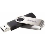 USB flash disk Hama Rotate 108071, 128 GB, USB 2.0, černá