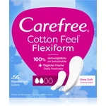 Carefree Cotton Flexiform slipové vložky bez parfemace 56 ks