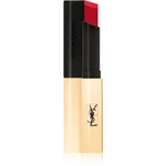 Yves Saint Laurent Rouge Pur Couture The Slim tenká matující rtěnka s koženým efektem odstín 1 Rouge Extravagant 2,2 g