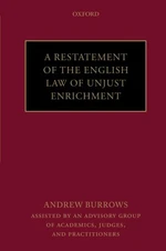 A Restatement of the English Law of Unjust Enrichment