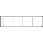 Ritto by Schneider 1555070, 15550/70, (š x v x h) 1696 x 431.5 x 150 mm, bílá