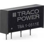 DC/DC měnič napětí do DPS TracoPower TBA 1-0521E, 100 mA, 1 W, Počet výstupů 2 x