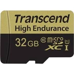 Paměťová karta microSDHC, 32 GB, Transcend High Endurance, Class 10, vč. SD adaptéru