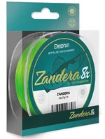 Delphin přívlačová šňůra zandera 8 fluo zelená - průměr 0,10 mm nosnost 6,9 kg návin 150 m