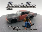 Musclemen Flamin Raymond Figure For 124 Diecast Model Cars by American Diorama