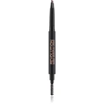 Makeup Revolution Duo Brow Definer precízna ceruzka na obočie odtieň Medium Brown 0.15 g