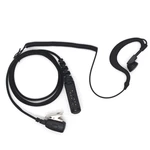 PTT MIC G Shape Earpiece Headset for Sepura STP8000 Walkie Talkie Ham Radio Hf Transceiver Handy C1035A