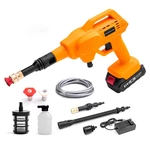 21V Cordless High Pressure Car Washer Spray Water Cleaner Wash Pressure Water Nozzle Cleaning Machine