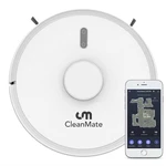 Robotický vysávač CleanMate LDS700 biely robotický vysávač • vysávanie a mopovanie • spotreba 24 W • HEPA filter • hlučnosť 65 dB • výdrž až 110 min n