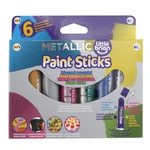 Little Brian Paint Sticks metalické barvy, 6-pack