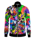 Farebná bunda Lion Lion S-526 2202 pána GUGU & GO Man's Colorful Lion Track Jacket S-W-526 2202