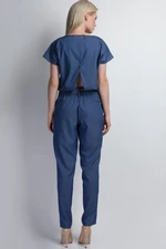 Dámske oblečenie  Lanti Lanti_Jumpsuit_Kb107_Jeans