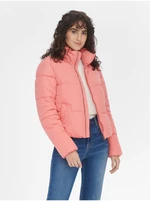 Pink Quilted Winter Jacket JDY New Erica - Women