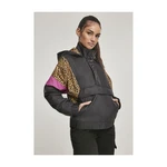 Women's Jacket AOP Mixed Pull Over Black/leo