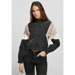 Women's Short 3-Color Pressed Jacket Black/Duskrose/White Sand