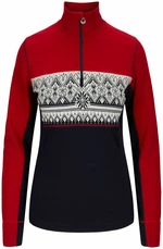 Dale of Norway Moritz Basic Womens Sweater Superfine Merino Raspberry/Navy/Off White L Maglione