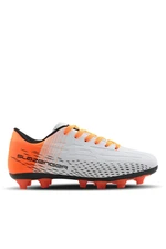 Slazenger Score I Kr Football Mens Turf Shoes White/Orange.