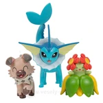 Jazwares Pokémon akčné figúrky Rockruff, Bellossom, Vaporeon 5 - 7 cm