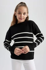 DEFACTO Girl Regular Fit Crew Neck Pullover