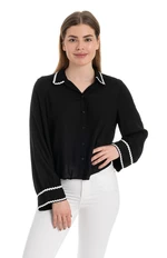 Vero Moda Dámská halenka VMBUMPY Regular Fit 10300605 Black M