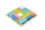 Dřevěná skládací hra TETRIS - 19ks, Adam Toys