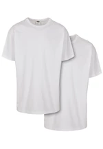 Organic Base T-Shirt 2-Pack White+White