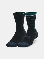 Under Armour Socks UA Perf Cotton Nov 2pk Mid-BLK - unisex