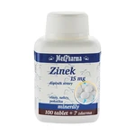 MEDPHARMA Zinek 15 mg 107 tablet