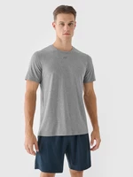 Pánské sportovní rychleschnoucí tričko regular - šedé