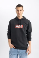 DEFACTO Marvel Regular Fit Hooded Sweatshirt