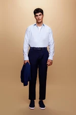 DEFACTO Twill Chino Pants Slim Fit Skinny Leg Basic Plain Pocket