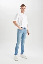 DEFACTO Pedro Slim Fit Narrow Fit Regular Waist Narrow Leg Jean Trousers