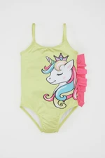 DEFACTO Baby Girl Unicorn Printed Swimsuit