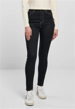 Dámské organické Skinny Jeans s vysokým pasem - modré