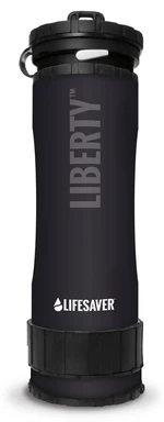 Lifesaver filtračná fľaša na vodu liberty 400 ml čierna