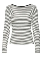 Vero Moda Dámské triko VMCHLOE Tight Fit 10314406 Snow White S