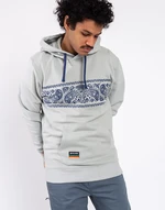 MGG NILCOTT® Recycled TH Collection Hoodie Stone Grey/Royal Blue L