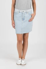 Tommy Jeans Sukňa - SHORT DENIM SKIRT BRGHTL svetlomodrá