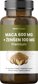 MOVIT ENERGY Maca 600 mg + Ženšen 100 mg, 90 kapslí