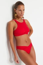 Trendyol X Moeva Red Halterneck Bikini szett