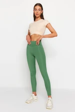 Trendyol Green Push-Up Full Length Knitted Sports Leggings