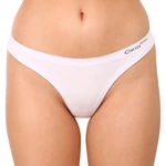 Women's thong Gina bamboo white