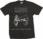 AC/DC T-Shirt About to Rock Unisex Black L