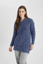 DEFACTO Regular Fit Crew Neck Sweater Tunic